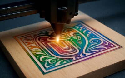 Turn ordinary into vibrant with laser engraver in color.