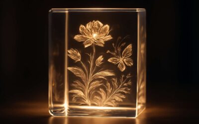 Captivating laser engraving inside glass: turning ordinary panes into art