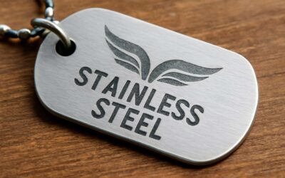 Shine On: laser engraving dog tags for your loyal companion