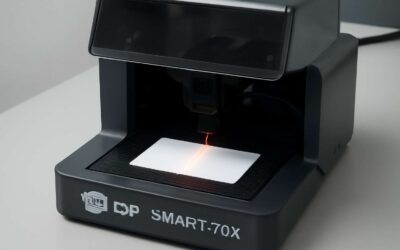Revolutionize badge production with the idp smart 70x id card laser engraver