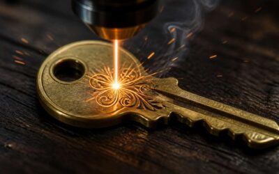 Laser engraving and keys photos reveal precision and artistry.