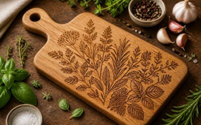 Discover laser engraving cutting boards with these 10 creative patterns.